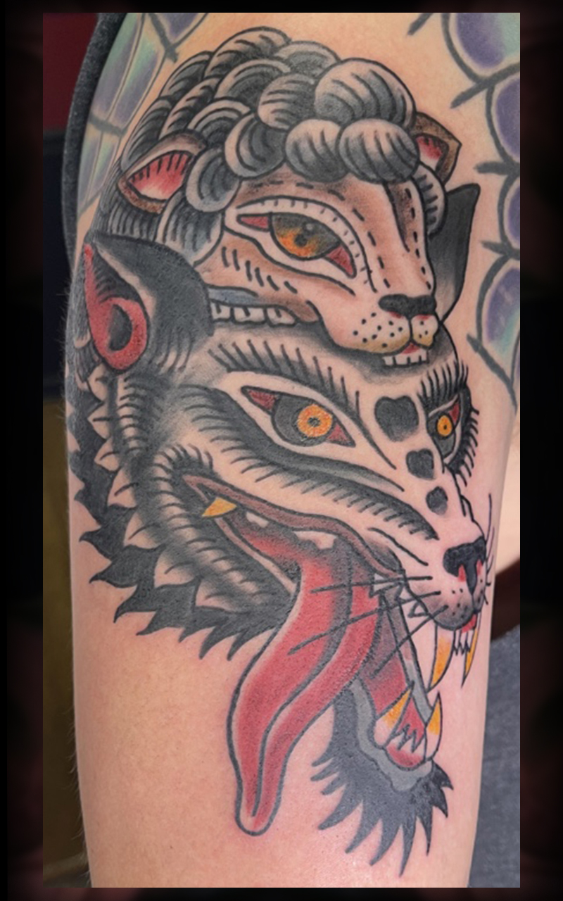 Wolf in Sheeps clothing tattoo