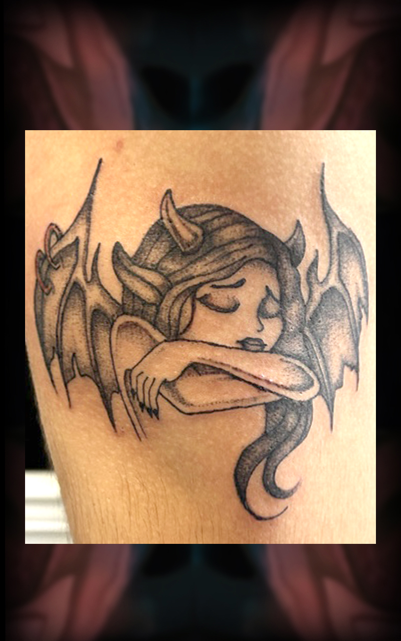 Angel tattoo